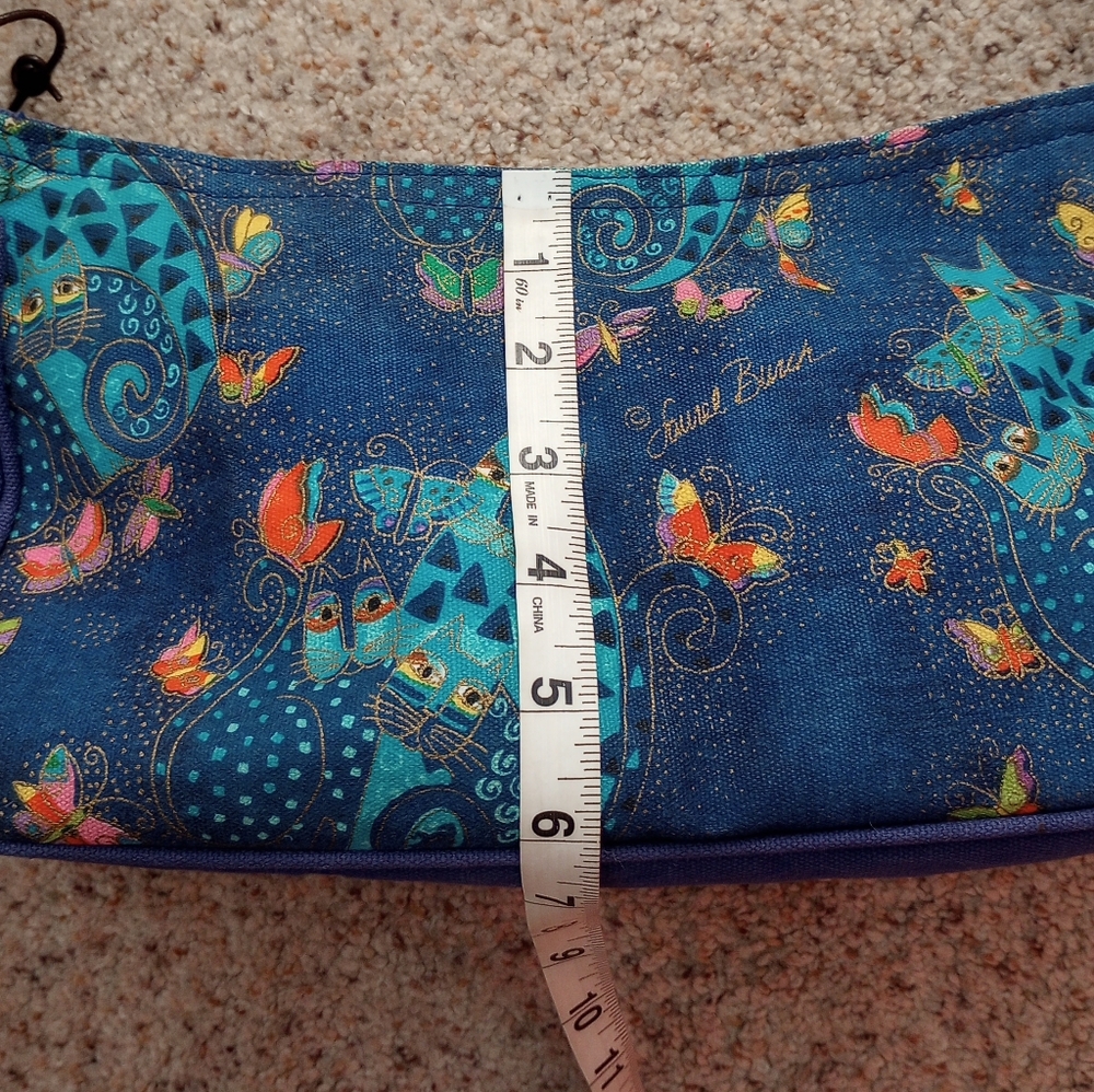 Laurel Burch Blue Cat Purse - Picture 7 of 10